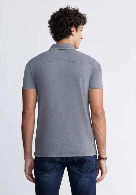 Buffalo Men's Kasper Polo - Charcoal