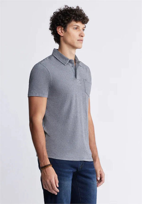 Buffalo Men's Kasper Polo - Charcoal