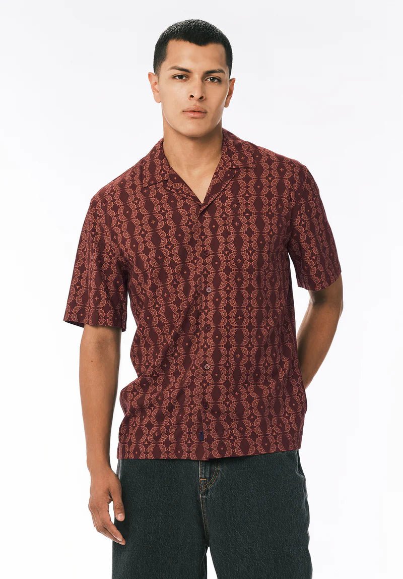 Buffalo Men's Sandro Short Sleeve Button Up Shirt - A&M Clothing & Shoes - Westlock