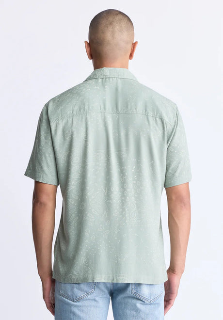 Buffalo Men's Santi SS Shirt - Iceberg Green