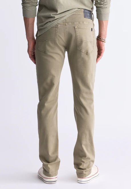 Buffalo Men's Straight Six Flex Pants - Olive