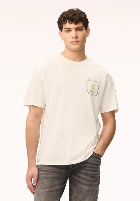 Buffalo Men's Tebrew T-Shirt - Milk