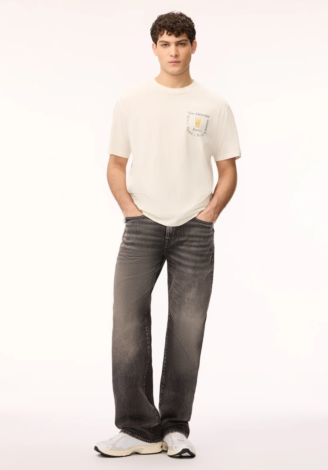 Buffalo Men's Tebrew T-Shirt - Milk