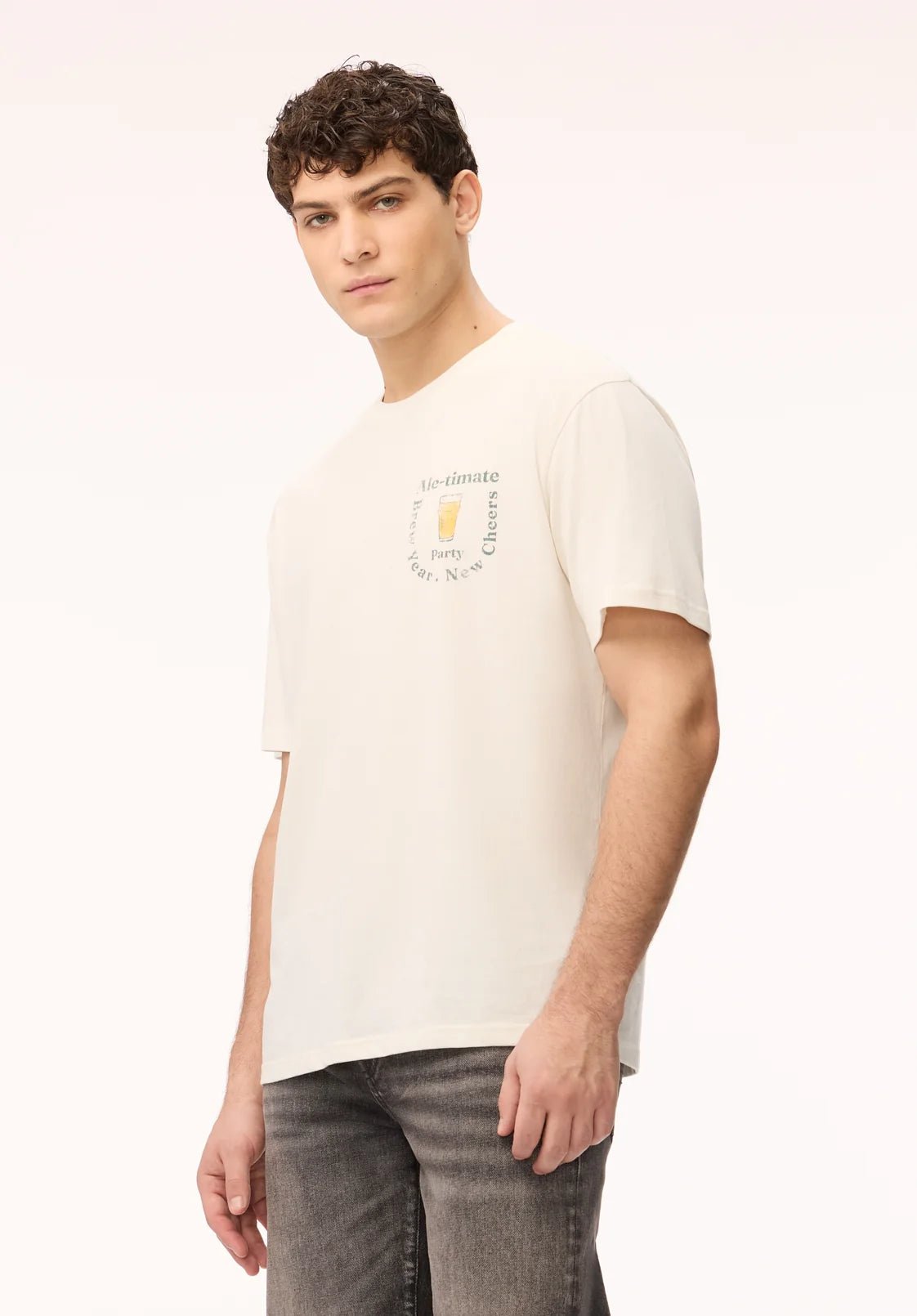 Buffalo Men's Tebrew T-Shirt - Milk