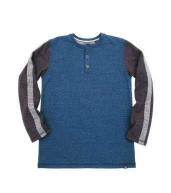 Burnside Youth Boys LS Henley - A&M Clothing & Shoes - Westlock