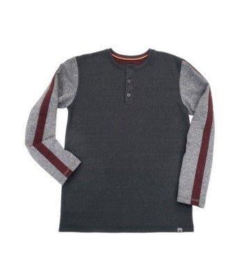 Burnside Youth Boys LS Henley - A&M Clothing & Shoes - Westlock