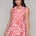 Carre Noir Women's Print Tunic - Red/White
