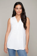 Carre Noir Women's Top - White