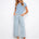 Charlie B Women's Belted Stretch Denim Wide Leg Pants - Bleach Blue