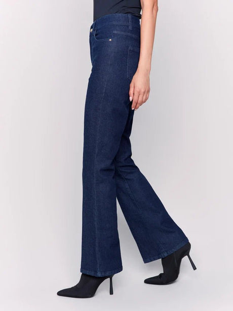 Charlie B Women's Bootcut Leg Jeans - Raw