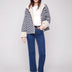 Charlie B Women's Chevron Boucle Short Jacket - A&M Clothing & Shoes - Westlock