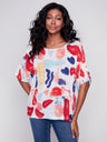 Charlie B Women's Cotton Printed Blouse - A&M Clothing & Shoes