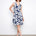 Charlie B Women's Cotton Voile Front Zip Knee Length Dress - Dahlia