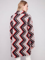 Charlie B Women's Crochet Button Up Long Coat - A&M Clothing & Shoes - Westlock