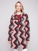 Charlie B Women's Crochet Button Up Long Coat - Primrose