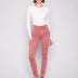 Charlie B Women's Cuffed Hem Slim 5 - Pocket Twill Pants - A&M Clothing & Shoes - Westlock