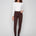 Charlie B Women's Cuffed Hem Slim 5-Pocket Twill Pants - Mocha