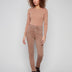 Charlie B Women's Cuffed Hem Slim 5 - Pocket Twill Pants - A&M Clothing & Shoes - Westlock