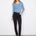 Charlie B Women's Cuffed Slim 5-Pocket Colored Twill Pants - Black