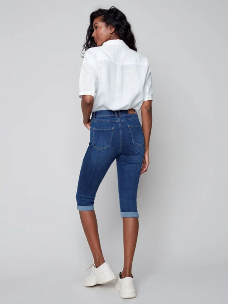 Charlie B Women's Denim Petal Pusher - Indigo