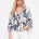 Charlie B Women's Dolman Sleeve Button Front Blouse - Paisley