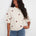 Charlie B Women's Embroidery Hearts Balloon Shape Sweater - Heather Oat