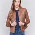 Charlie B Women's Faux Leather Jacket - A&M Clothing & Shoes - Westlock