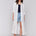 Charlie B Women's Foil Linen Tunic Dress - Champagne