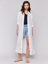 Charlie B Women's Foil Linen Tunic Dress - A&M Clothing & Shoes - Westlock