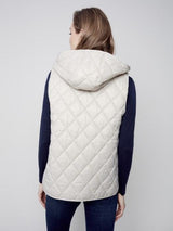 Charlie B Women's Hooded Quilted Vest - A&M Clothing & Shoes