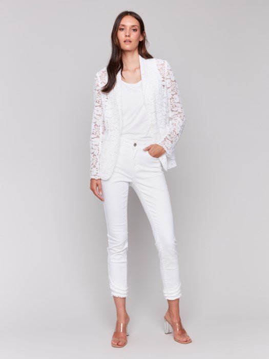 Charlie B Women's Lace Blazer - A&M Clothing & Shoes - Westlock