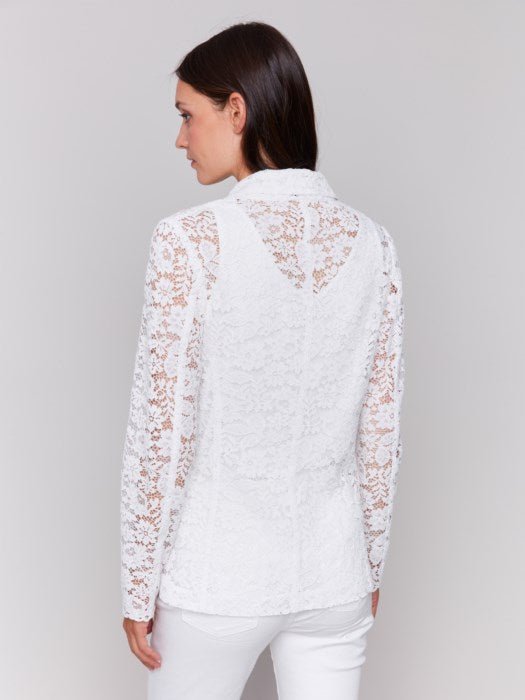 Charlie B Women's Lace Blazer - A&M Clothing & Shoes - Westlock