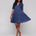 Charlie B Women's Linen Blend Dress - Navy