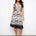 Charlie B Women's Linen Cap Sleeve Straw Belt Dress - Oasis