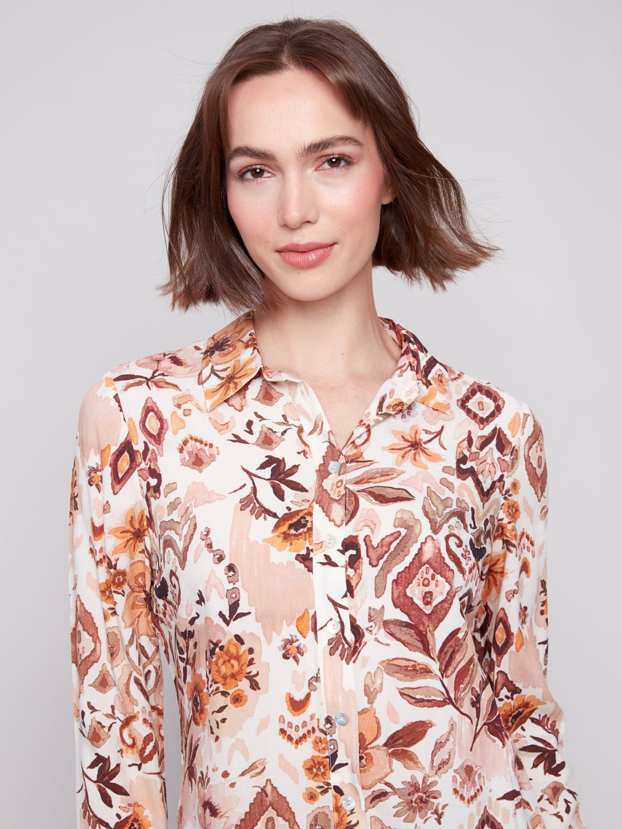 Charlie B Women's Long Sleeve Button Down Shirt - A&M Clothing & Shoes - Westlock