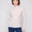 Charlie B Women's Mock Neck Textured Knit Sweater - Oat