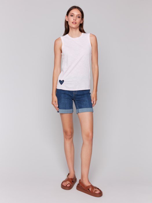 Charlie B Women's Organic Cotton Tank - A&M Clothing & Shoes - Westlock