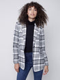 Charlie B Women's Plaid Blazer - A&M Clothing & Shoes - Westlock