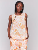 Charlie B Women's Printed Sleeveless Top - Blooming