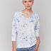 Charlie B Women's Printed V - Neck Top - A&M Clothing & Shoes - Westlock