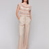 Charlie B Women's Pull On Linen Wide Leg Pant - A&M Clothing & Shoes - Westlock