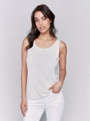 Charlie B Women's Reversible Bamboo Cami - Greige