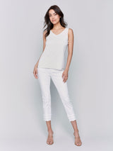 Charlie B Women's Reversible Bamboo Cami - A&M Clothing & Shoes