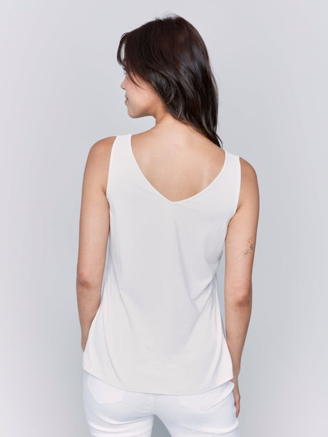 Charlie B Women's Reversible Bamboo Cami - Greige