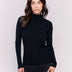 Charlie B Women's Rib Mock Neck Sweater - A&M Clothing & Shoes - Westlock