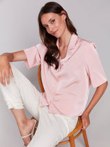 Charlie B Women's Short Sleeve Blouse - A&M Clothing & Shoes Westlock