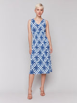 Charlie B Women's Sleeveless V - Neck Dress - A&M Clothing & Shoes Westlock