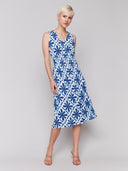 Charlie B Women's Sleeveless V-Neck Dress - Mosaic