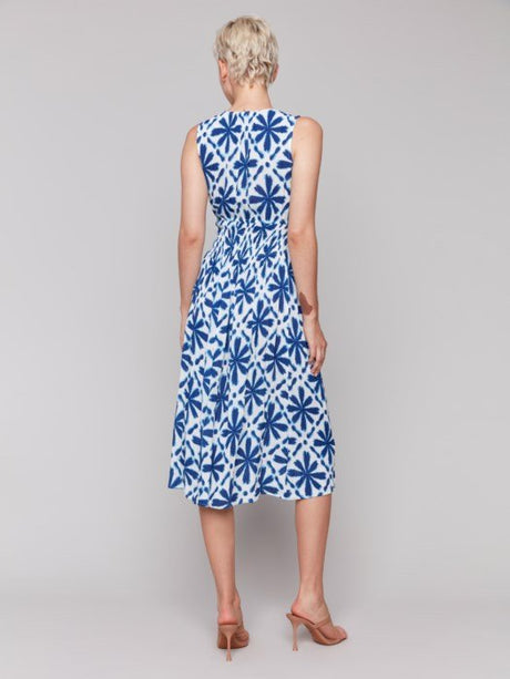 Charlie B Women's Sleeveless V-Neck Dress - Mosaic