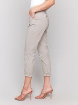 Charlie B Women's Slim Leg Pant With Belt - A&M Clothing & Shoes - Westlock